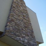 Floating Wall Architectural Feature (Southern Ledgestone in Bucks County)